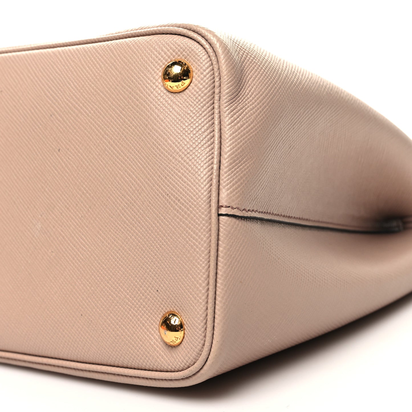 Saffiano Cuir Medium Double Bag Cammeo Black