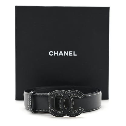 Chanel Calfskin CC Belt 85 34 Black 7 of 7