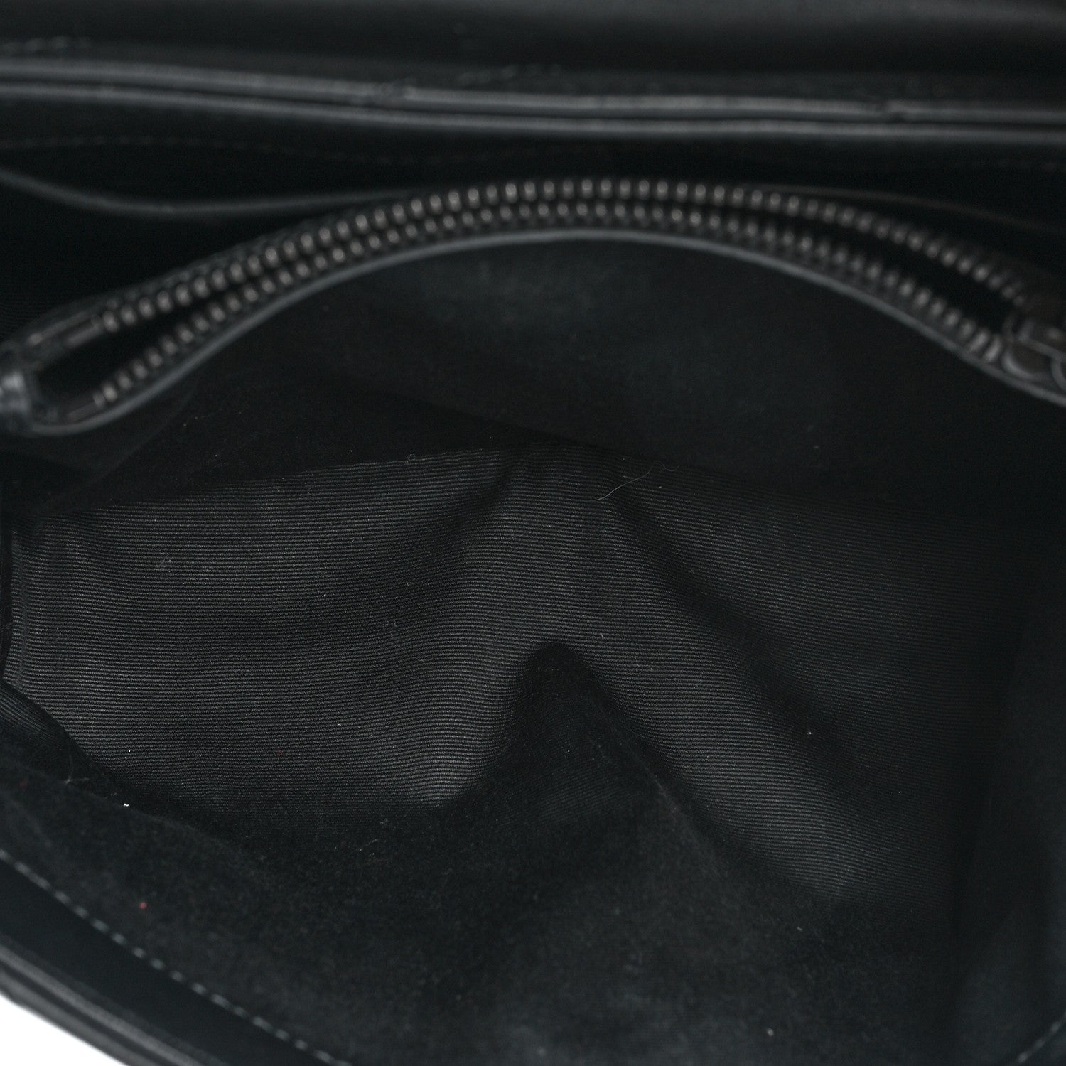 Saint Laurent Calfskin Y Quilted Monogram Monochrome Small Loulou Chain Satchel Black 5 of 17