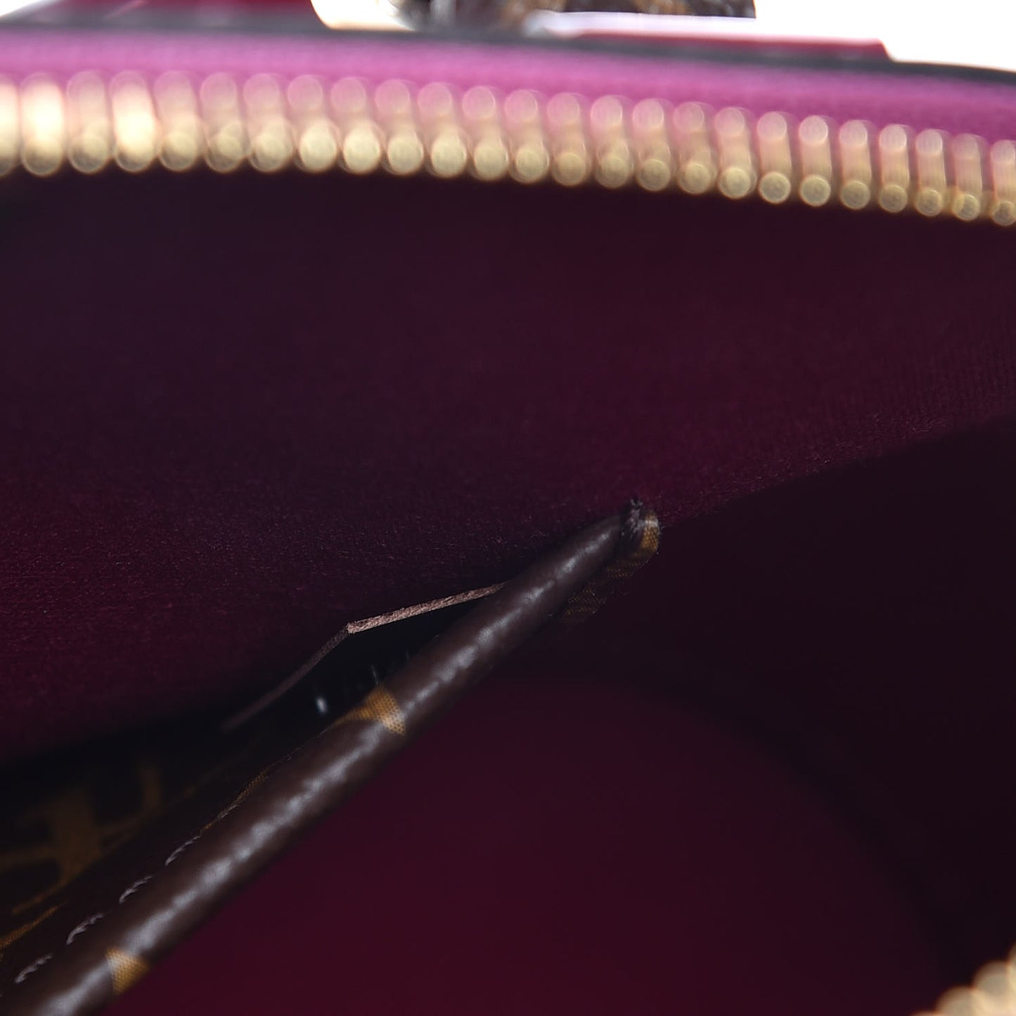 Patent Monogram Alma BB Magenta