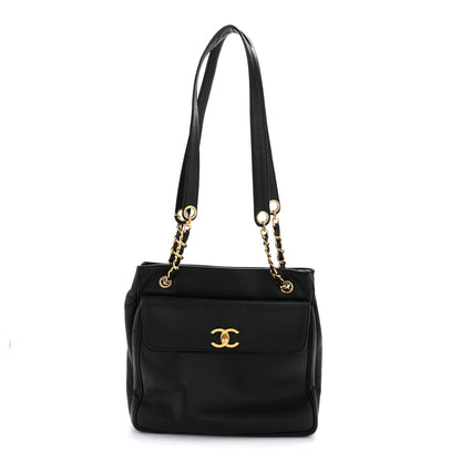Chanel Caviar CC Flap Shoulder Bag Black 1 of 15