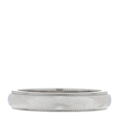 Tiffany Platinum 4mm Together Milgrain Wedding Band Ring 58 8.25 3 of 4
