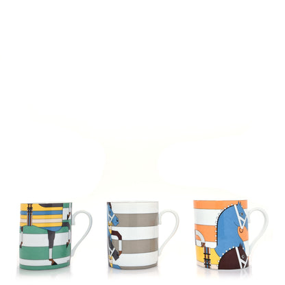 Hermes Porcelain Rocabar Mug Set of 3 1 of 7