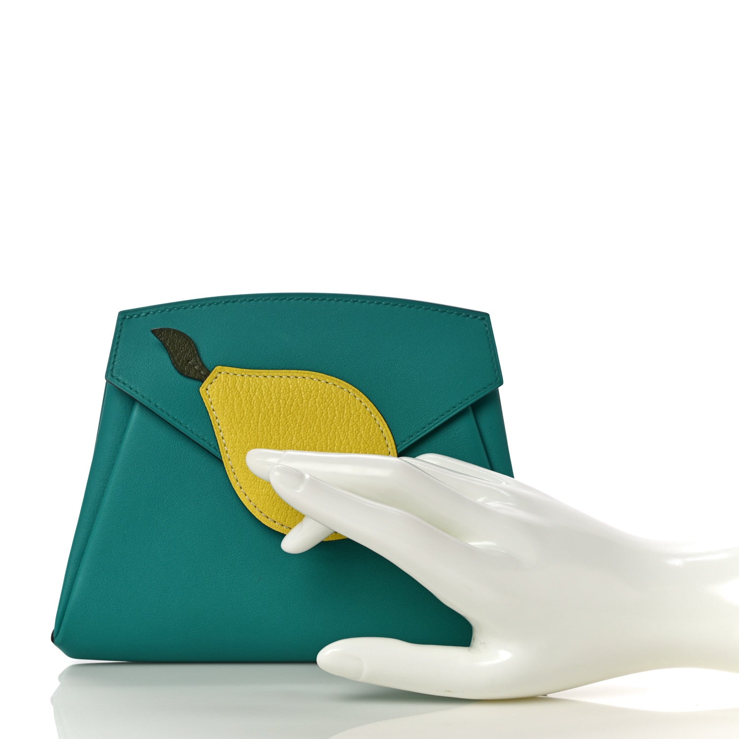 Hermes Swift Chevre Mysore Hermail Tutti Frutti Lemon Wallet Bleu Paon Lime Canopee 2 of 9
