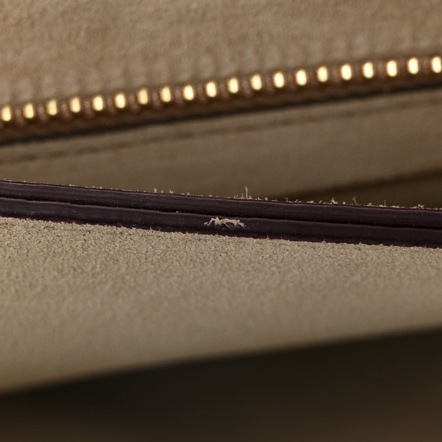Calfskin Suede Medium Faye Shoulder Bag Plum Purple