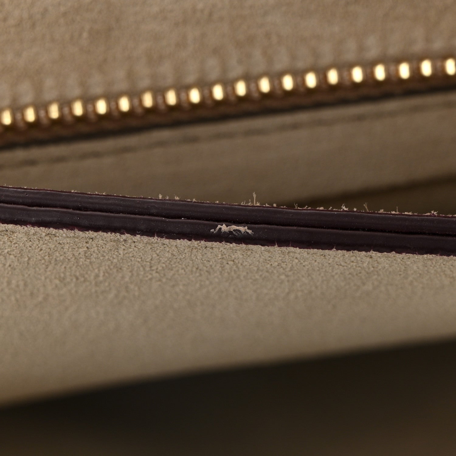 Chloe Calfskin Suede Medium Faye Shoulder Bag Plum Purple 12 of 12