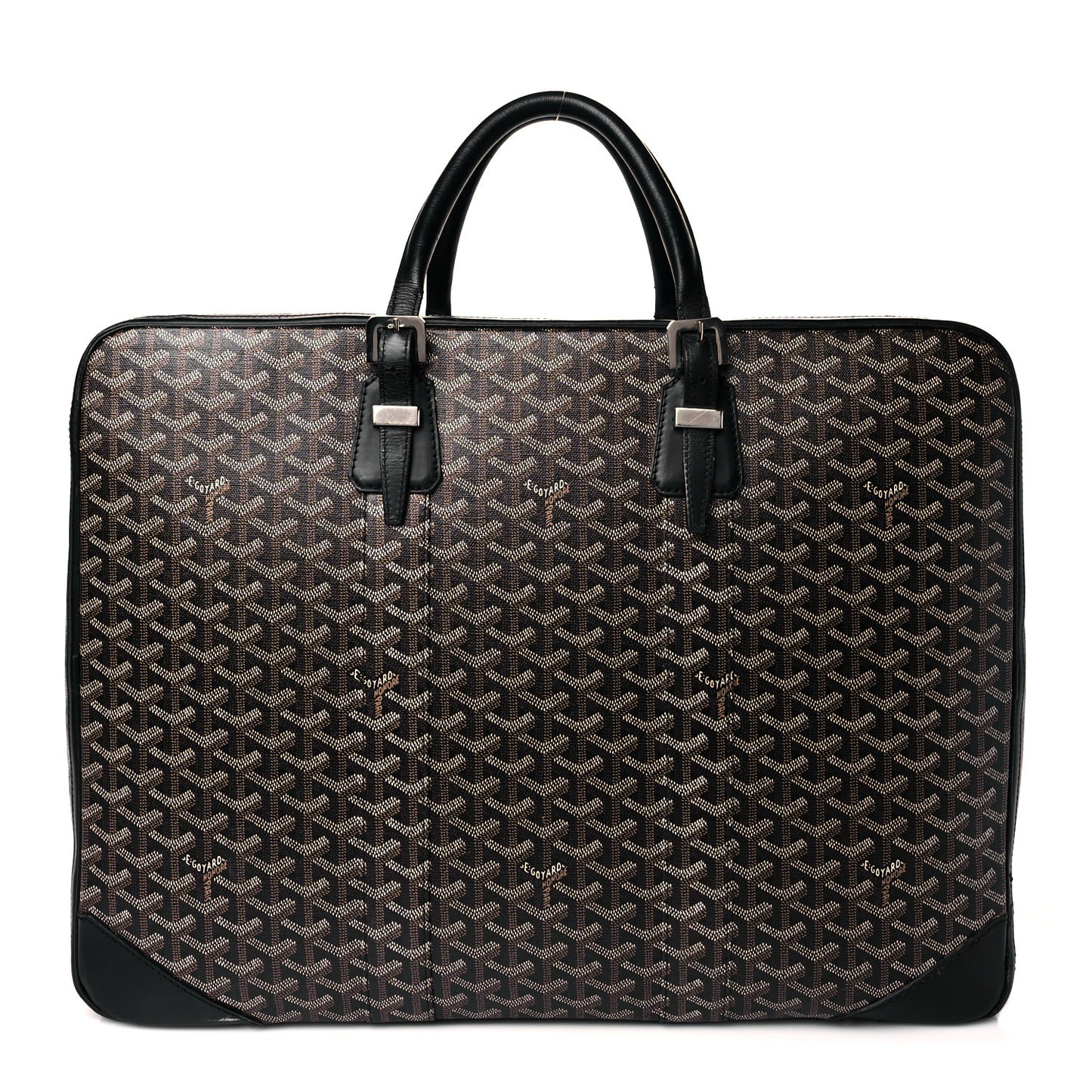 Goyardine Majordome 50 Soft Suitcase Black