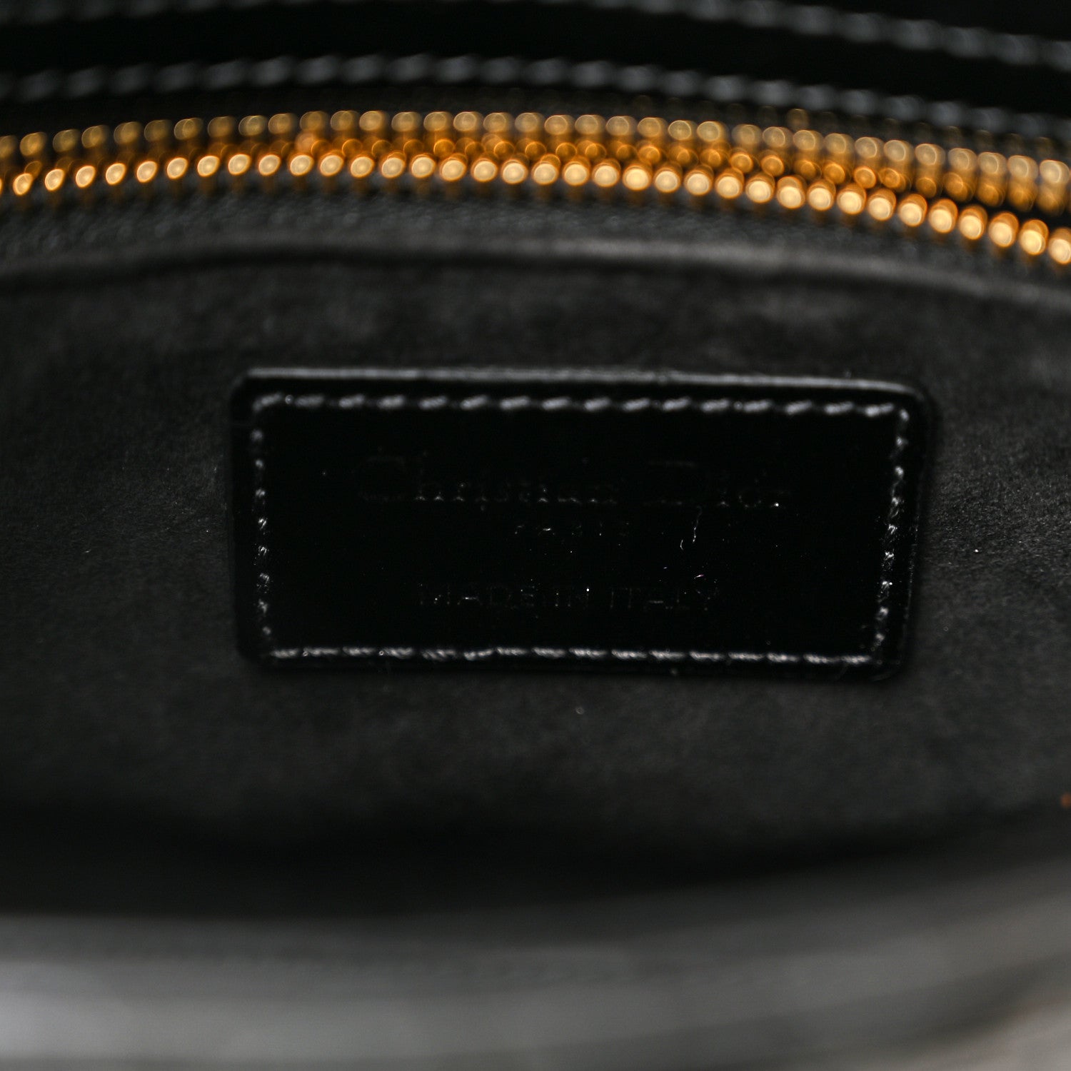 Christian Dior Patent Cannage Mini Lady Dior Black 6 of 9
