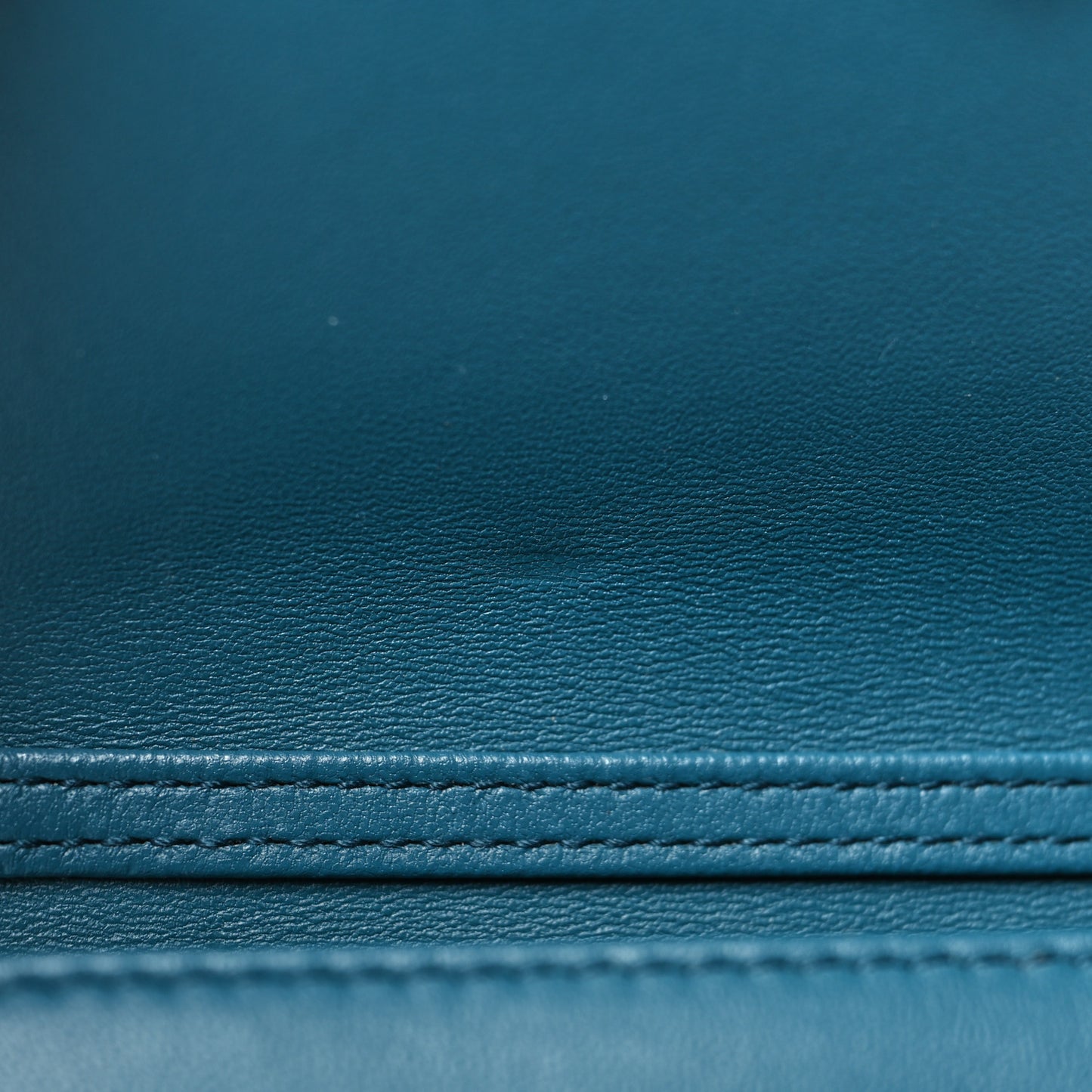 Lambskin Cannage Nano Lady Dior Pouch Deep Ocean