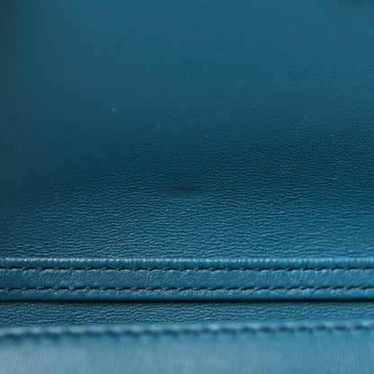 Christian Dior Lambskin Cannage Nano Lady Dior Pouch Deep Ocean 11 of 13