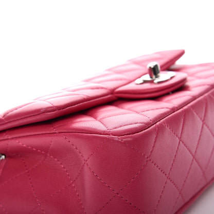 Chanel Lambskin Quilted Mini Rectangular Flap Fuchsia 8 of 11