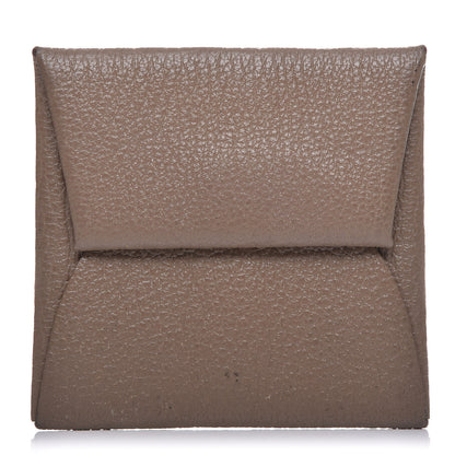 Hermes Chevre Mysore Bastia Coin Purse Etoupe 1 of 11