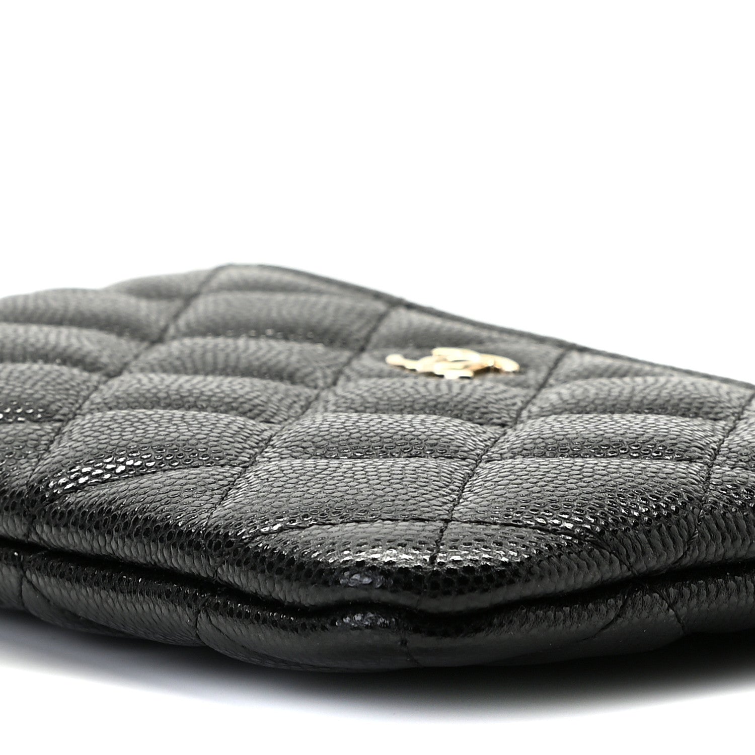 Chanel Caviar Quilted Small Cosmetic Case Black 9 of 10