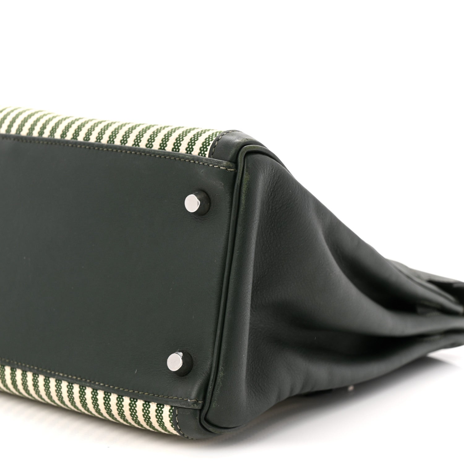 Hermes Swift Toile Riga Lakis Kelly 35 Vert Anglais 10 of 10