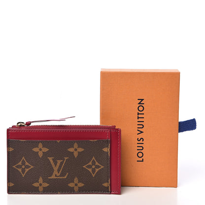 Louis Vuitton Monogram Zipped Card Holder Fuchsia 7 of 7