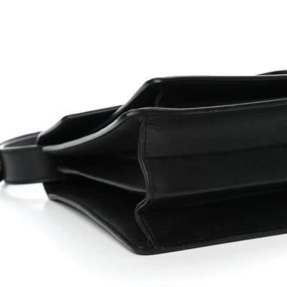 Balenciaga Calfskin Triangle Flap Shouder Bag Black 9 of 10