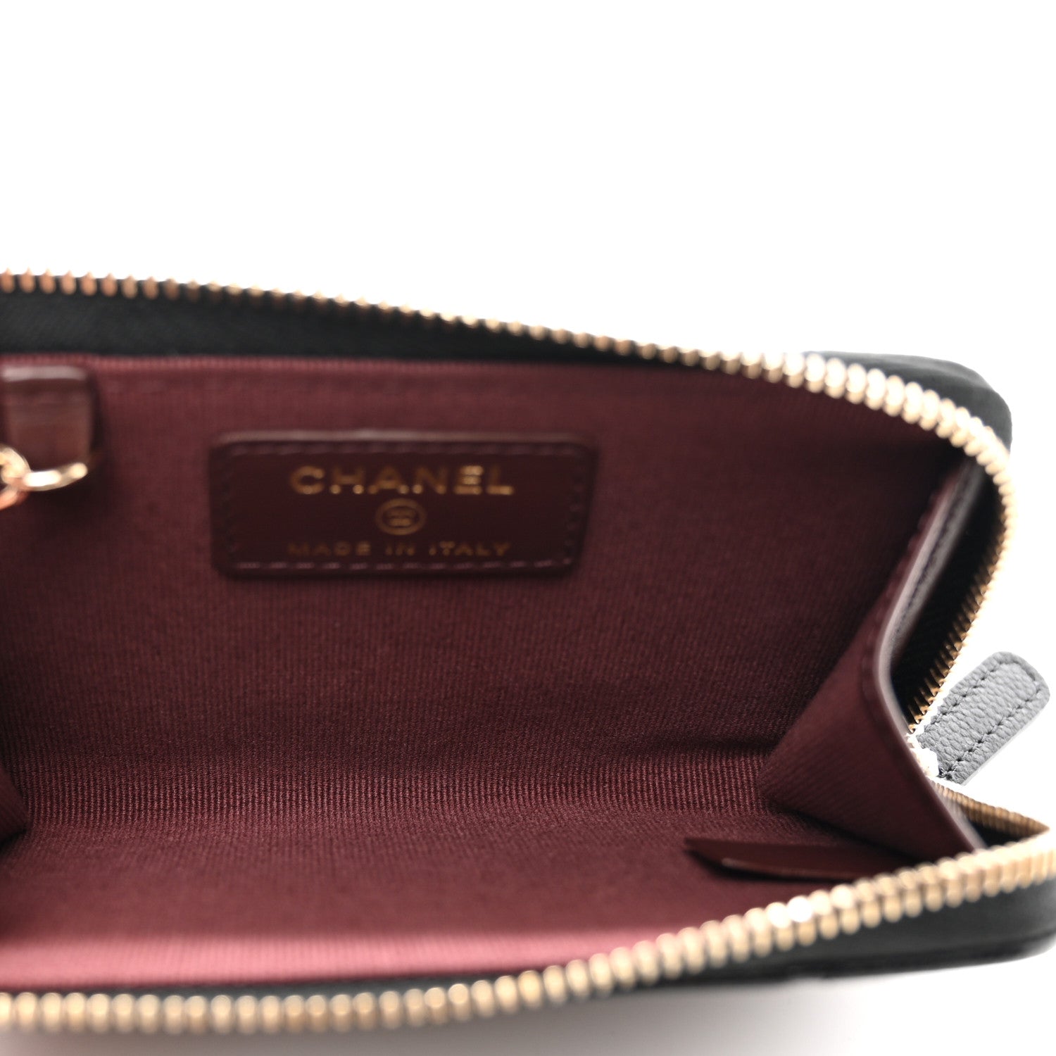 Chanel Caviar Quilted Zipped Key Holder Case Black 5 of 8