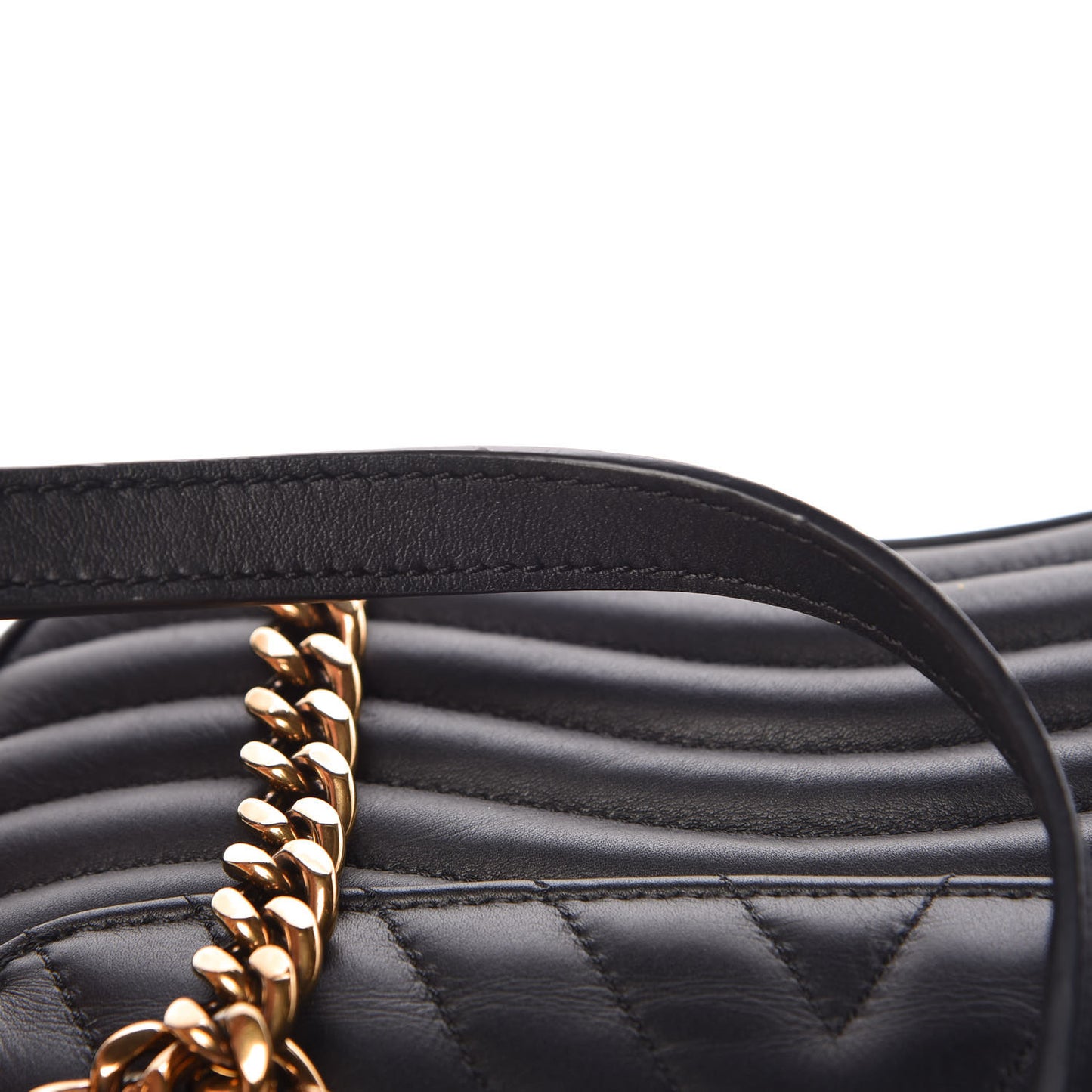 Calfskin New Wave Chain PM Black