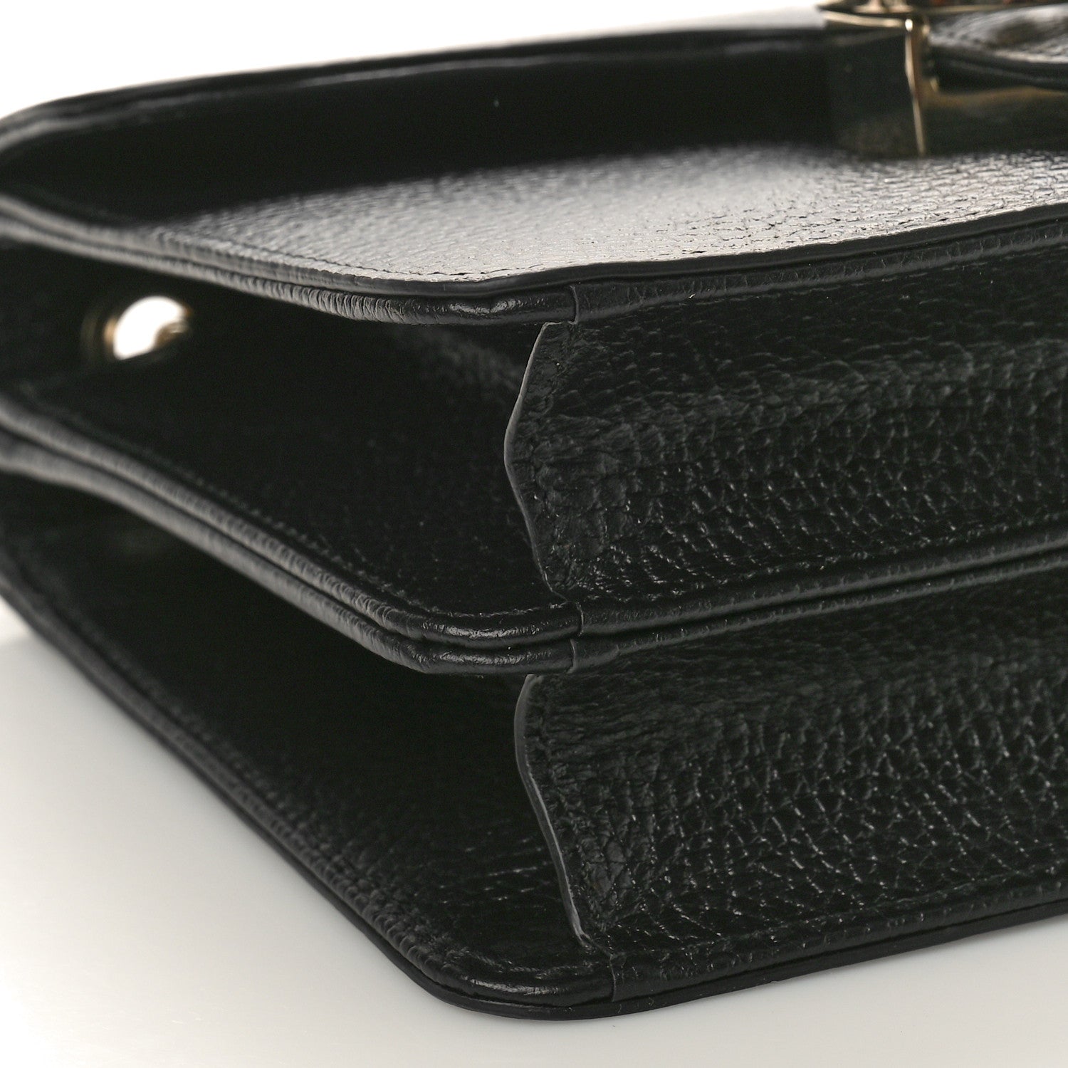 Gucci Dollar Calfskin Small Interlocking G Shoulder Bag Black 9 of 10