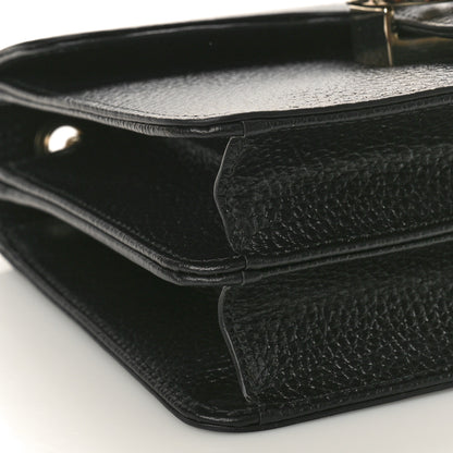 Gucci Dollar Calfskin Small Interlocking G Shoulder Bag Black 9 of 10