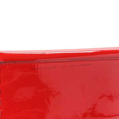 Valentino Garavani Patent Monochrome Rockstud Double Handle Tote Rosso Valentino 13 of 13