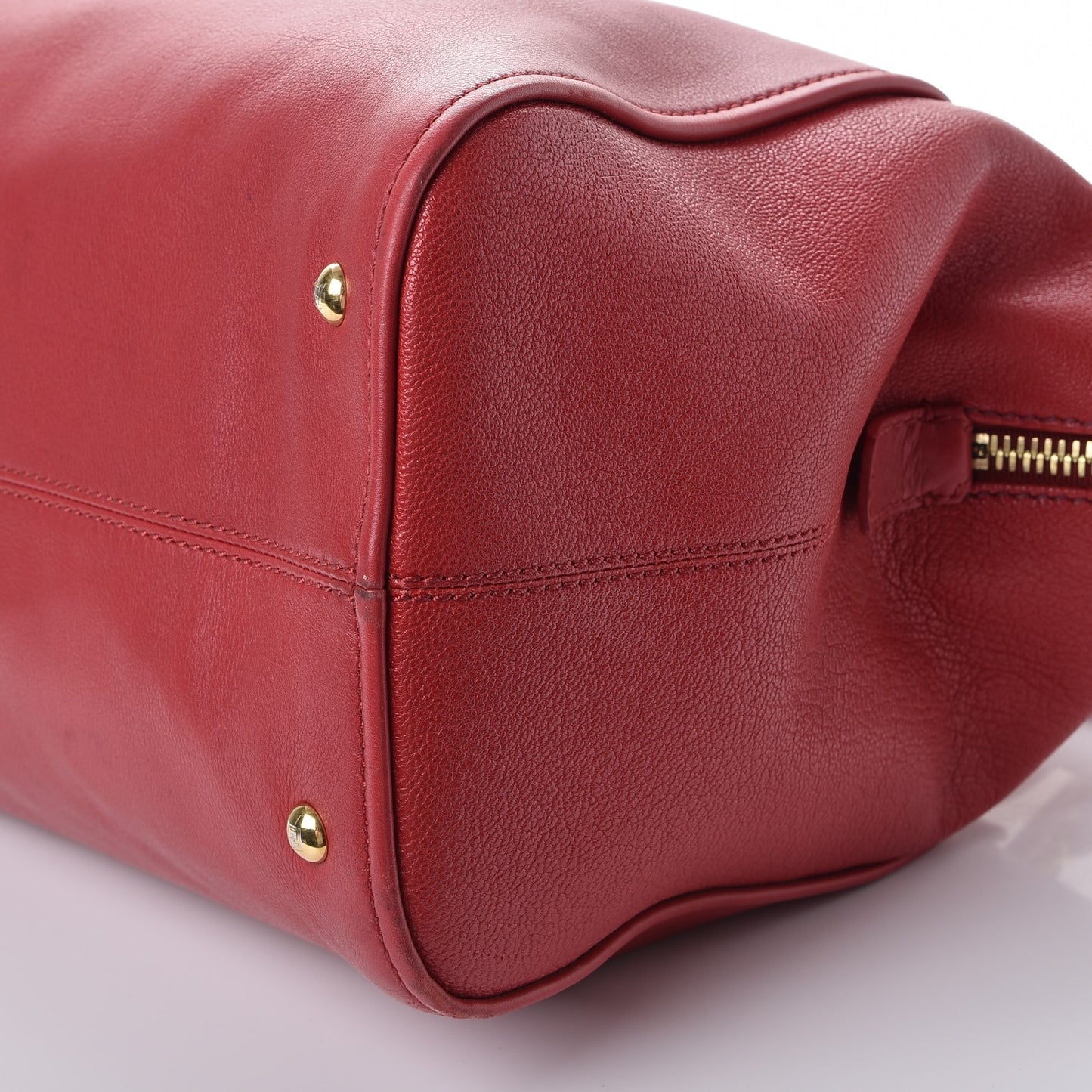 Vitello Capra Alabama Colorblock Large Chameleon Tote Ciliegia Bordeaux Ruby