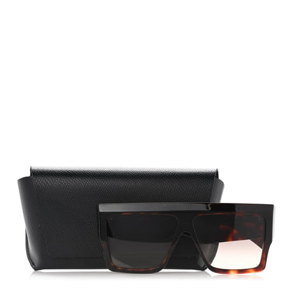 Celine Acetate Rectangular Sunglasses CL400921 Dark Havana 7 of 7