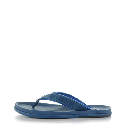 Louis Vuitton Rubber Damier Mens Waterfront Thong Sandals 12 1 of 9