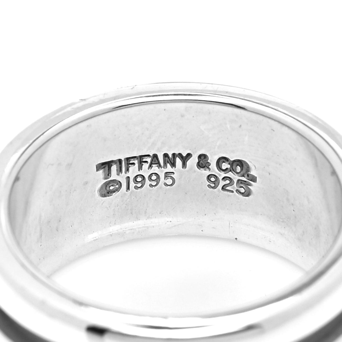 Sterling Silver Atlas Groove Band Ring 49 5