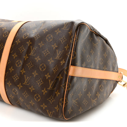 Louis Vuitton Monogram Keepall Bandouliere 55 9 of 10