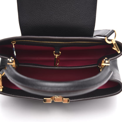 Louis Vuitton Taurillon Capucines BB Black 6 of 9