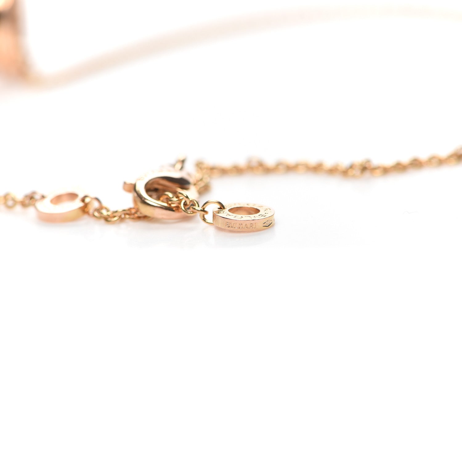 Bulgari 18K Rose Gold B.Zero1 Pendant Necklace 5 of 5