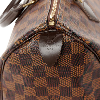 Louis Vuitton Damier Ebene Speedy 30 8 of 15