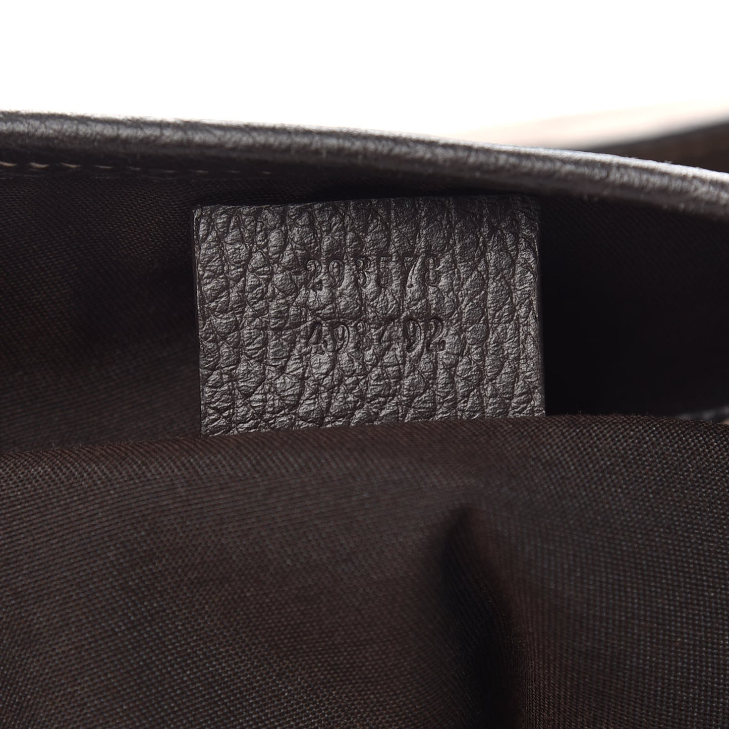Crystal Monogram Medium Abbey Shoulder Bag Dark Brown