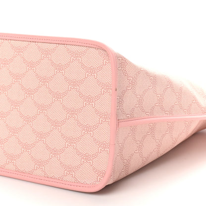 MCM Lauretos Nappa Medium Himmel Shopper Tote Pink 10 of 11