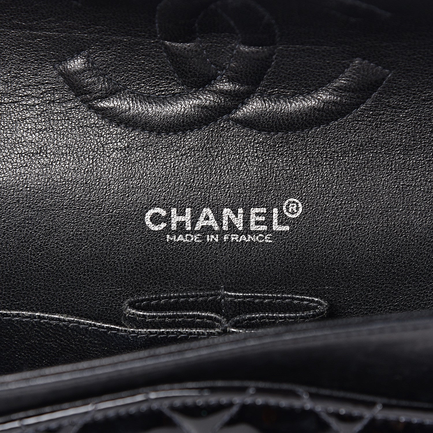 Chanel Patent Quilted Medium Double Flap Black 6 of 17