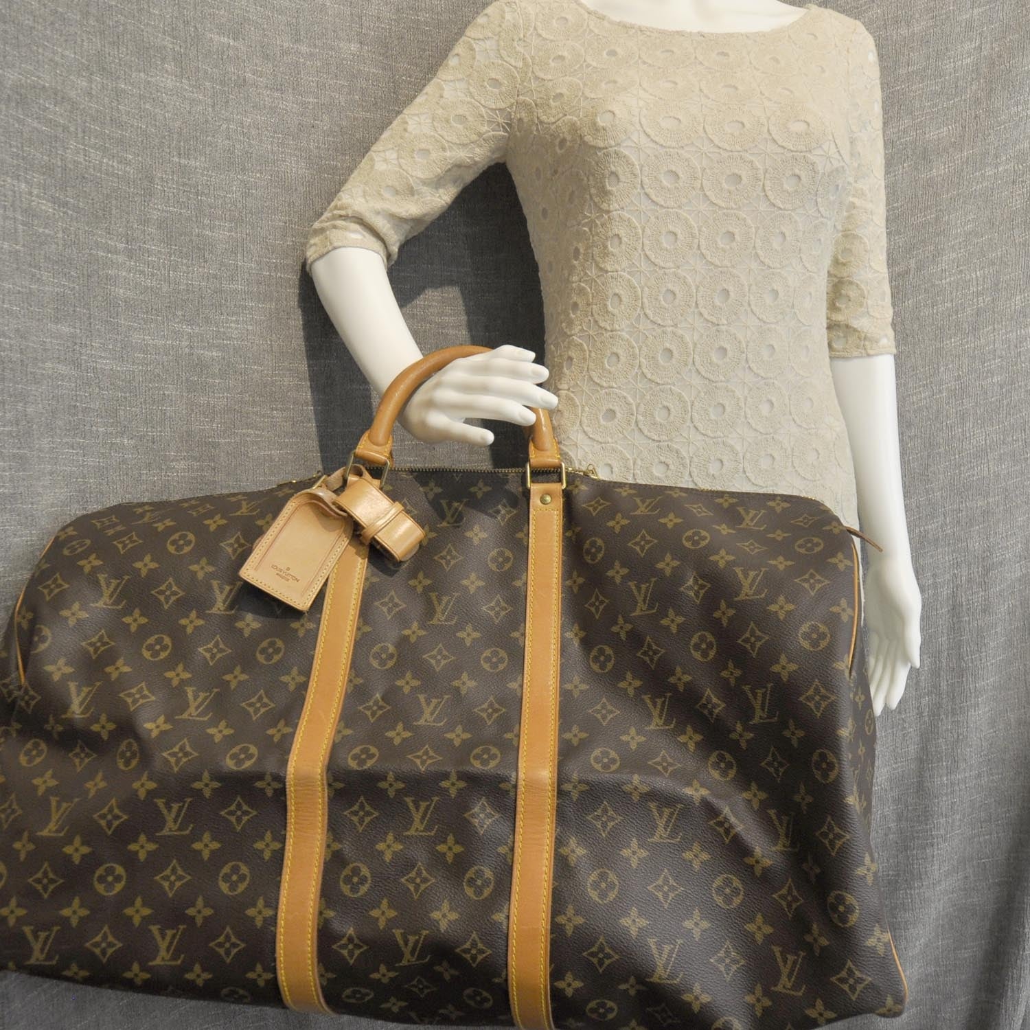 Louis Vuitton Monogram Keepall 60 10 of 11