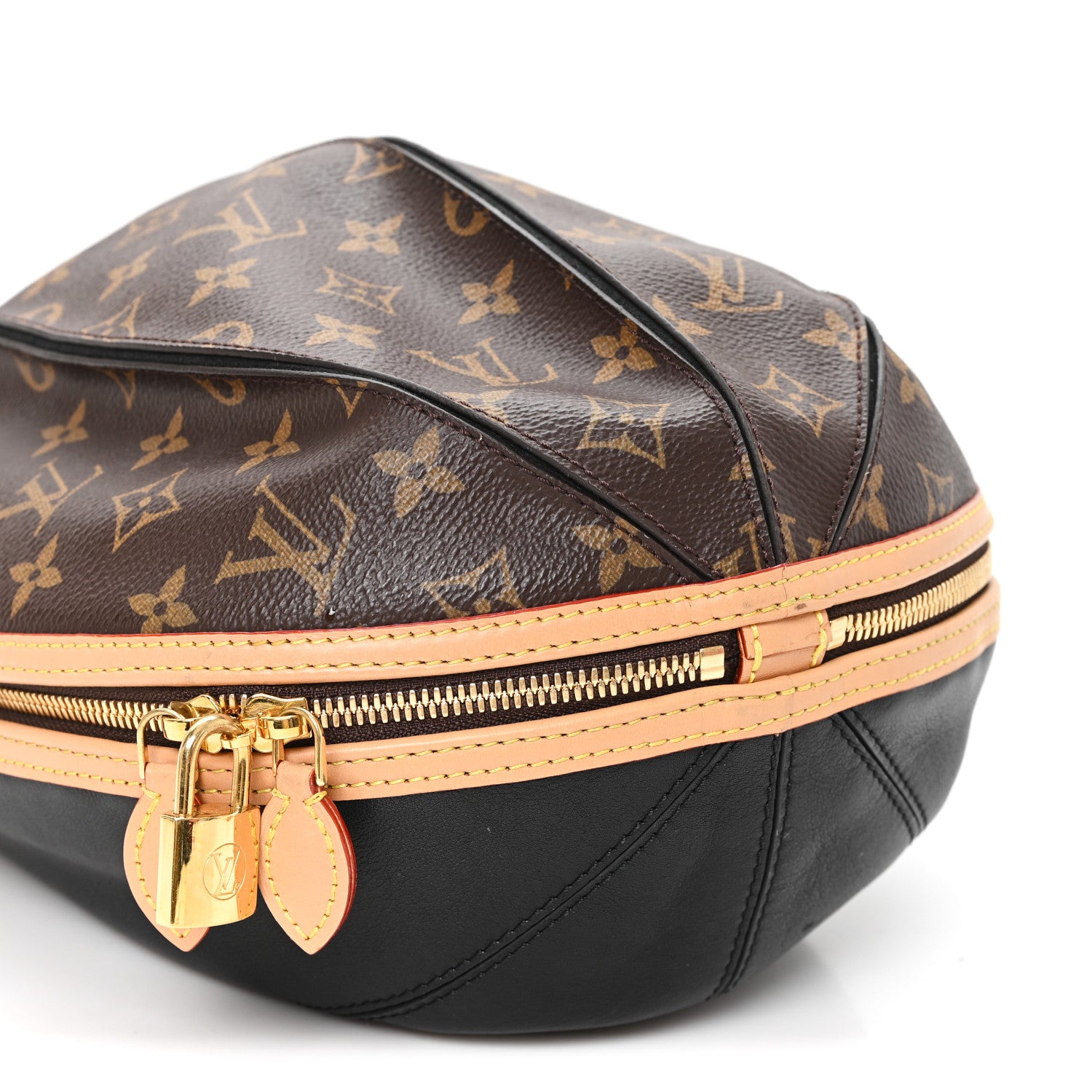 Louis Vuitton Monogram Braided Egg Bag Black 8 of 11