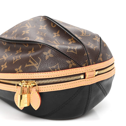 Louis Vuitton Monogram Braided Egg Bag Black 8 of 11