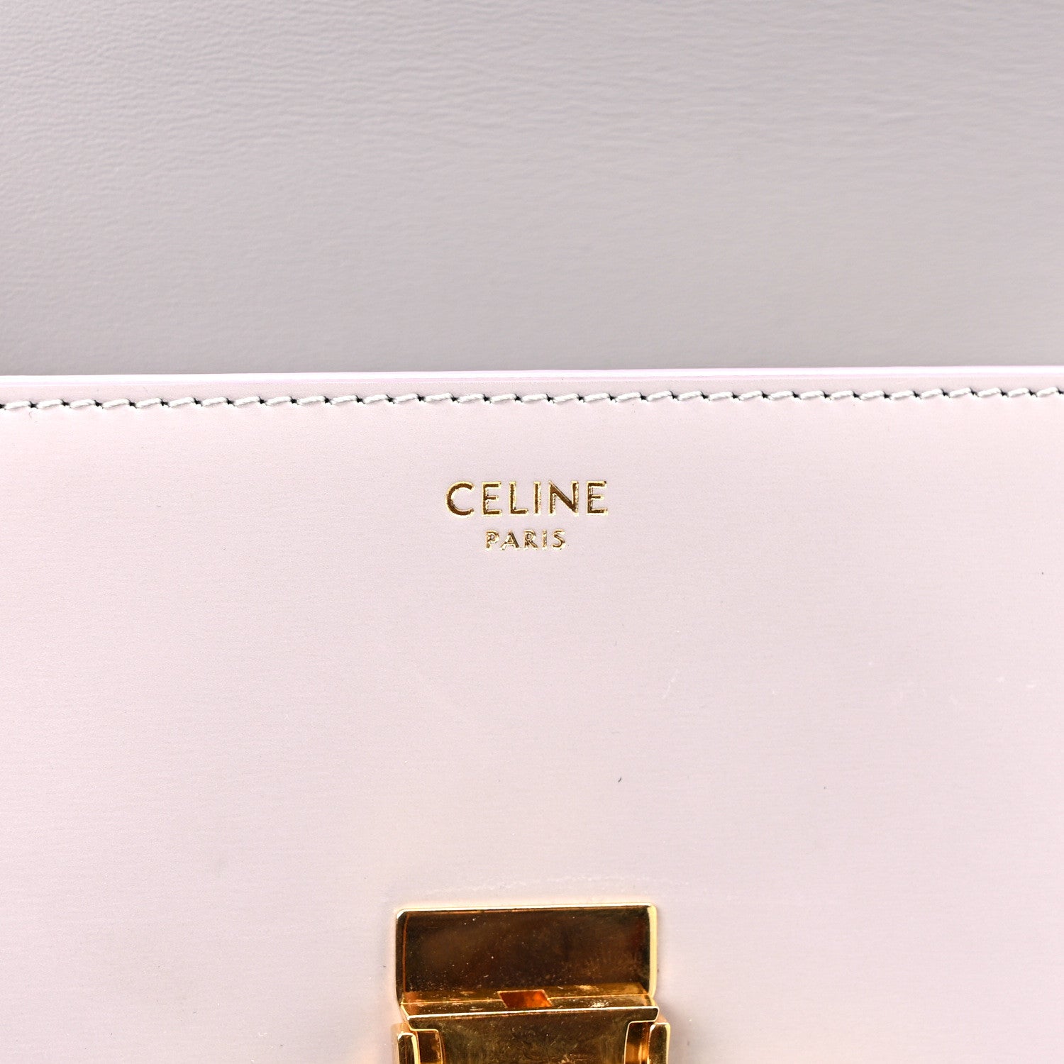 Celine Shiny Calfskin Triomphe Shoulder Bag 6 of 12