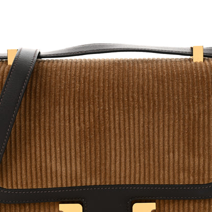 Hermes Velours Cotele Swift Constance 24 Tabac Camel Ebene 8 of 11