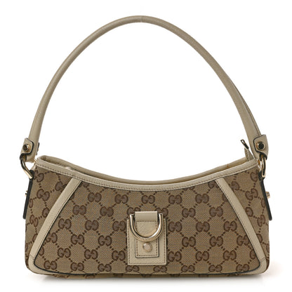 Gucci Monogram D Ring Abbey Pochette Off White 1 of 12