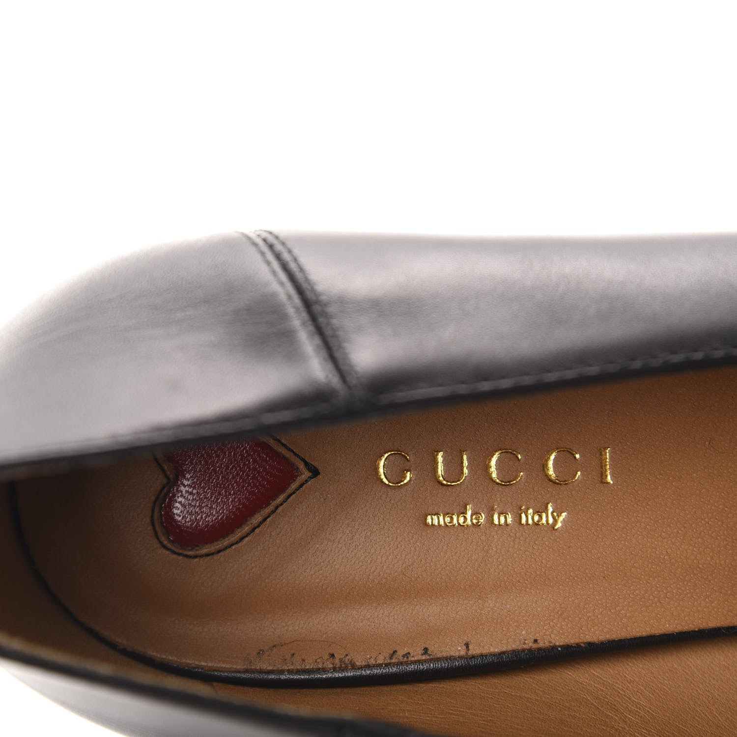 Gucci Calfskin Web Peyton Loafer Pumps 39.5 Black 7 of 10