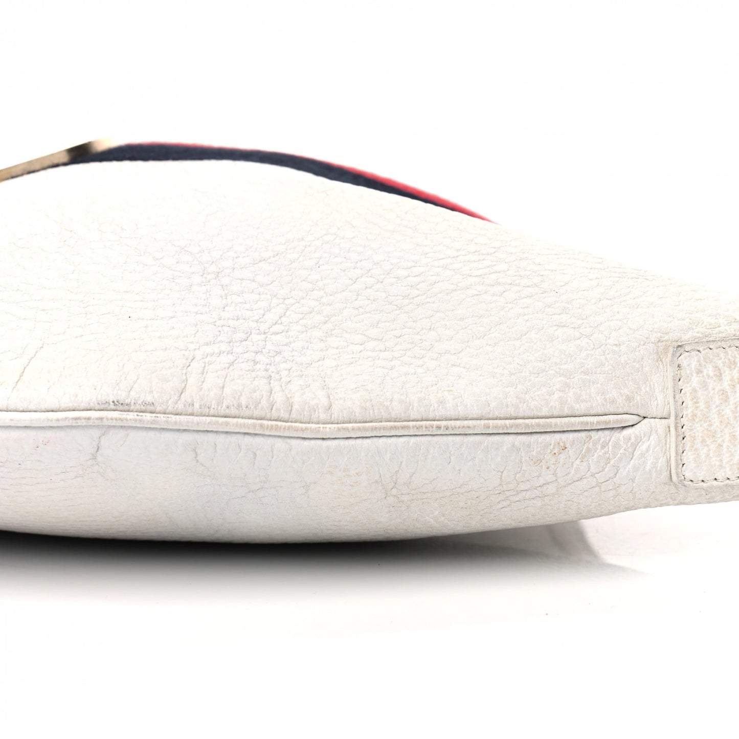 Calfskin Web Blondie Hobo White