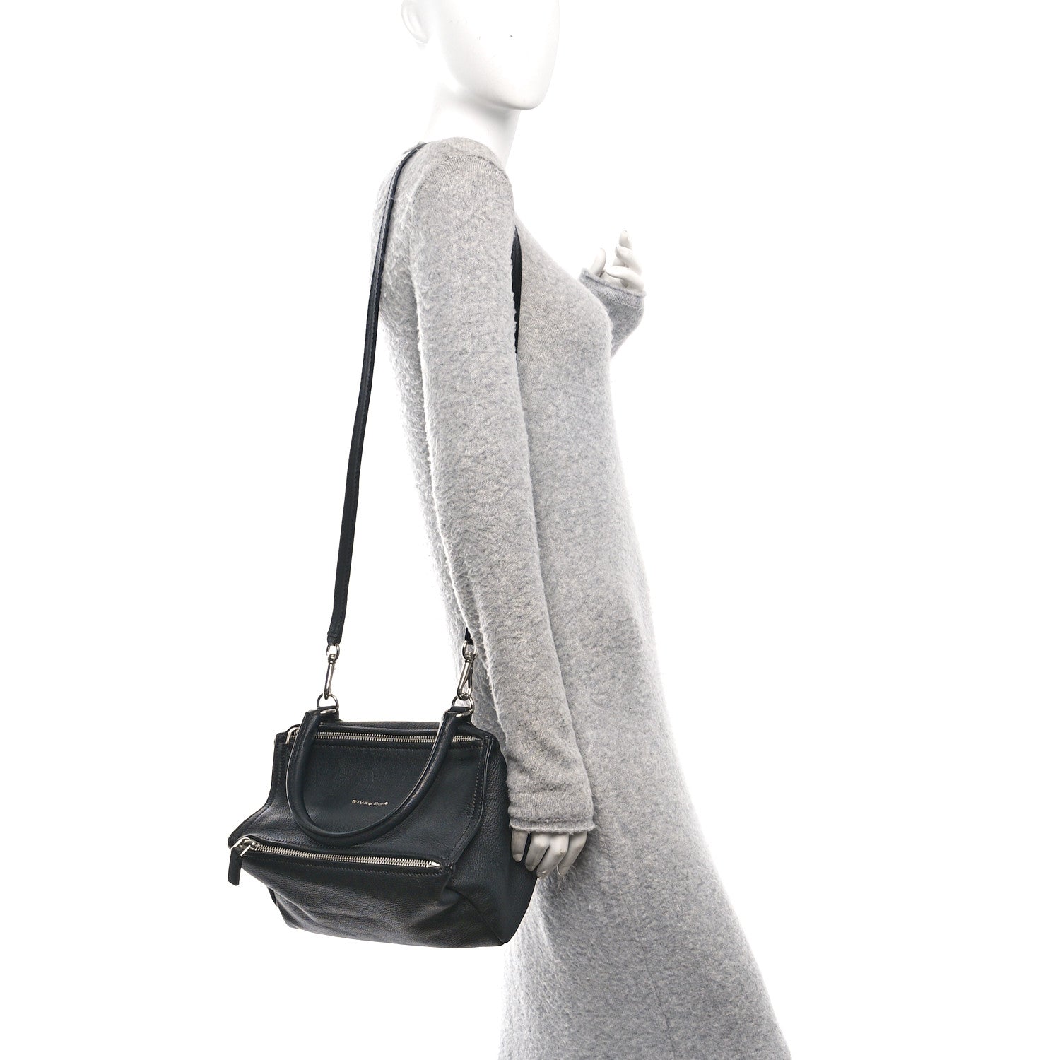 Givenchy Sugar Goatskin Small Pandora Black 2 of 11