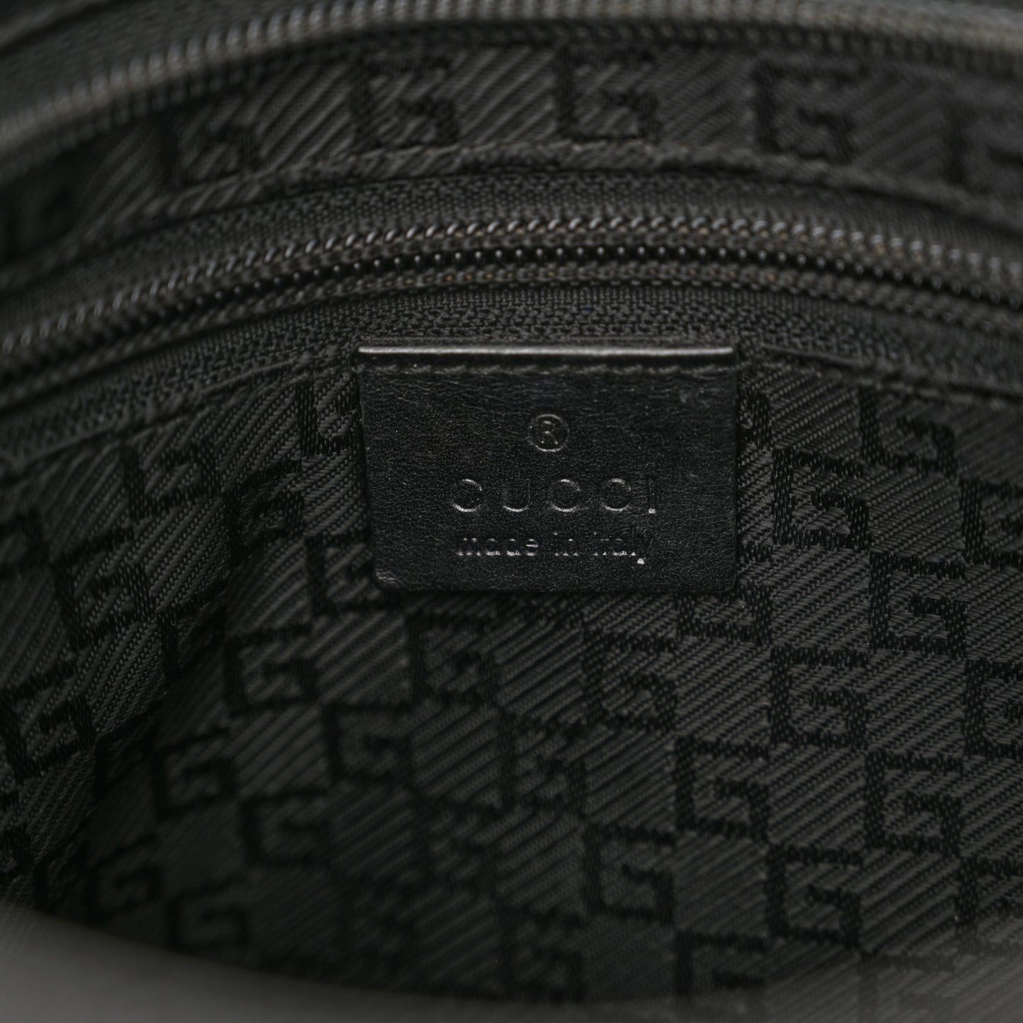 Canvas Flat Messenger Bag Black