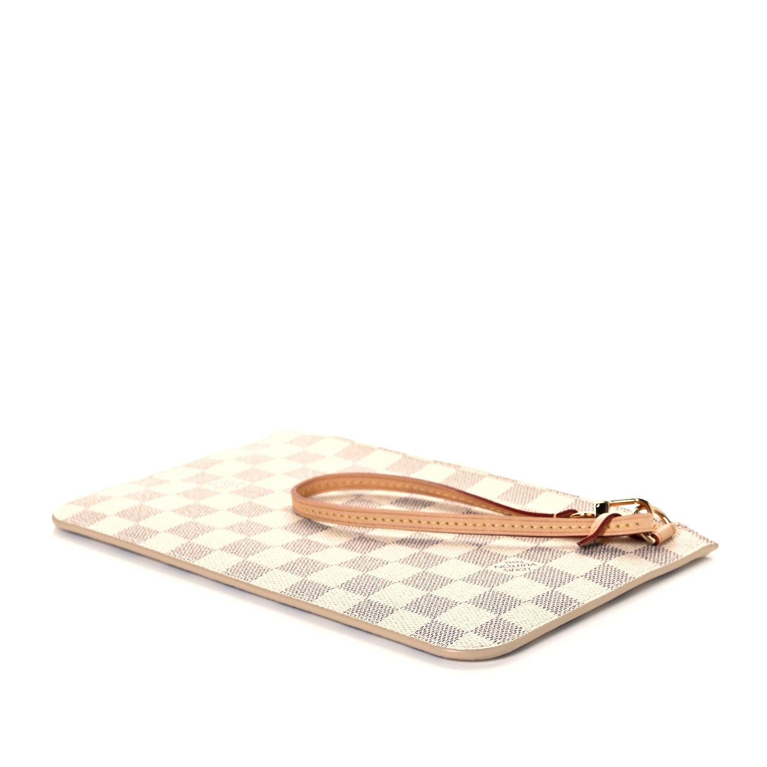 Louis Vuitton Damier Azur Neverfull MM GM Pochette Rose Ballerine 7 of 7