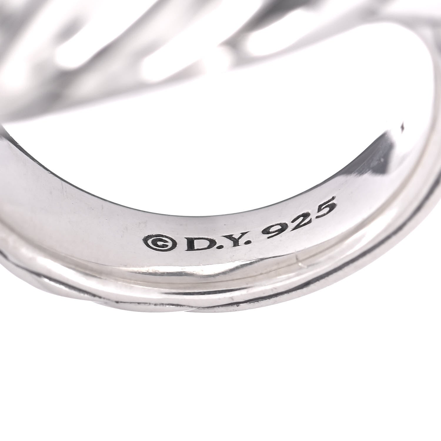 David Yurman Sterling Silver Cable Ring 51 5.75 5 of 5