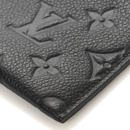 Louis Vuitton Empreinte Curieuse Wallet Zippered Insert Black 8 of 8