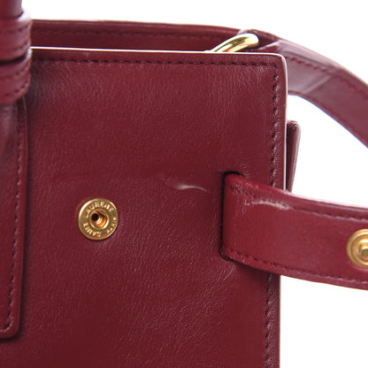 Saint Laurent Calfskin Nano Sac De Jour Dark Pallisandre 13 of 14
